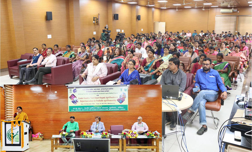 National Commission for Women, New Delhi sponsored 3 days residential Capacity Building Program on ‘Gender Sensitive Nutri-smart Organic Agri-Practices and Digital Innovations for profitable Agri-preneurship’ at ICAR-CIWA Bhubaneswar